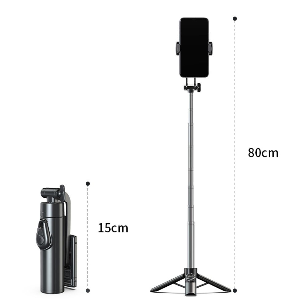 Штатив-трипод Adyss A33, с пультом, 0.8 м, чорний