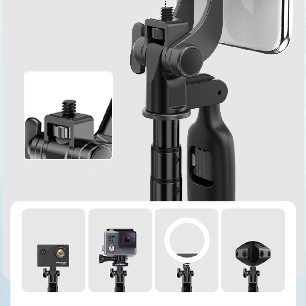 Штатив-трипод Adyss A65, с пультом, 1.5 м, чорний