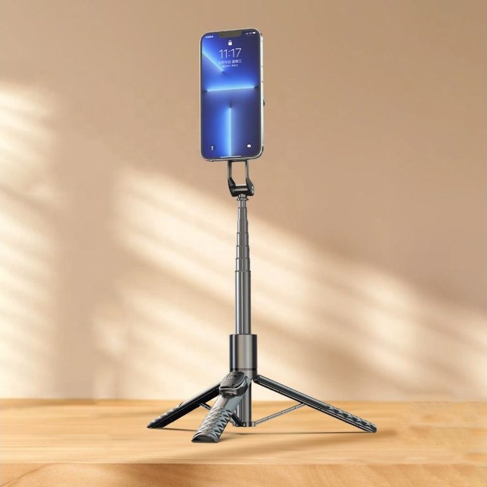 Штатив-трипод Adyss A67P-C, с пультом и магнитным держателем, 1.3 м, чорний