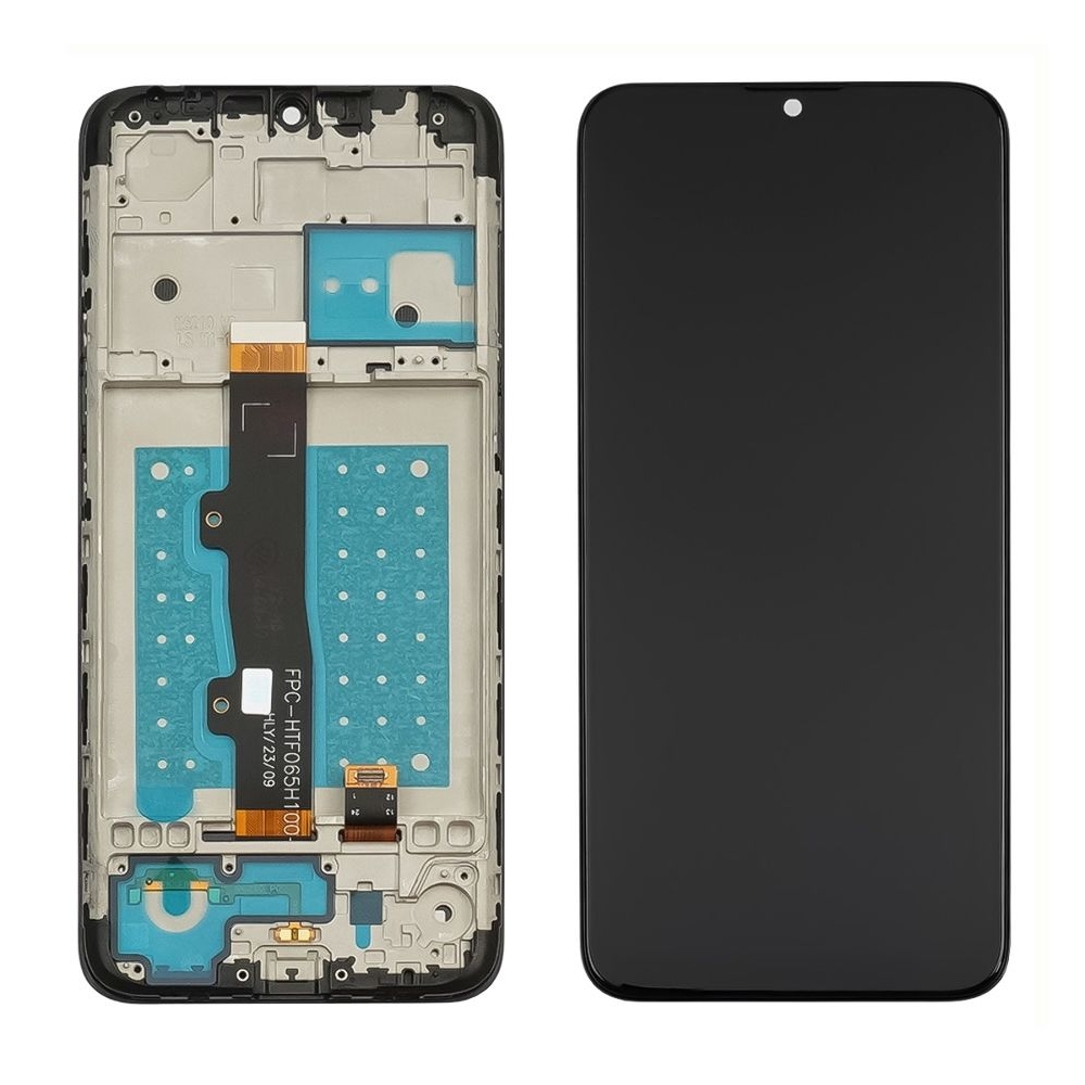 Дисплей Motorola Moto E7, чорний | з тачскріном | в передній панелі | Original (PRC) | дисплейный модуль, экран