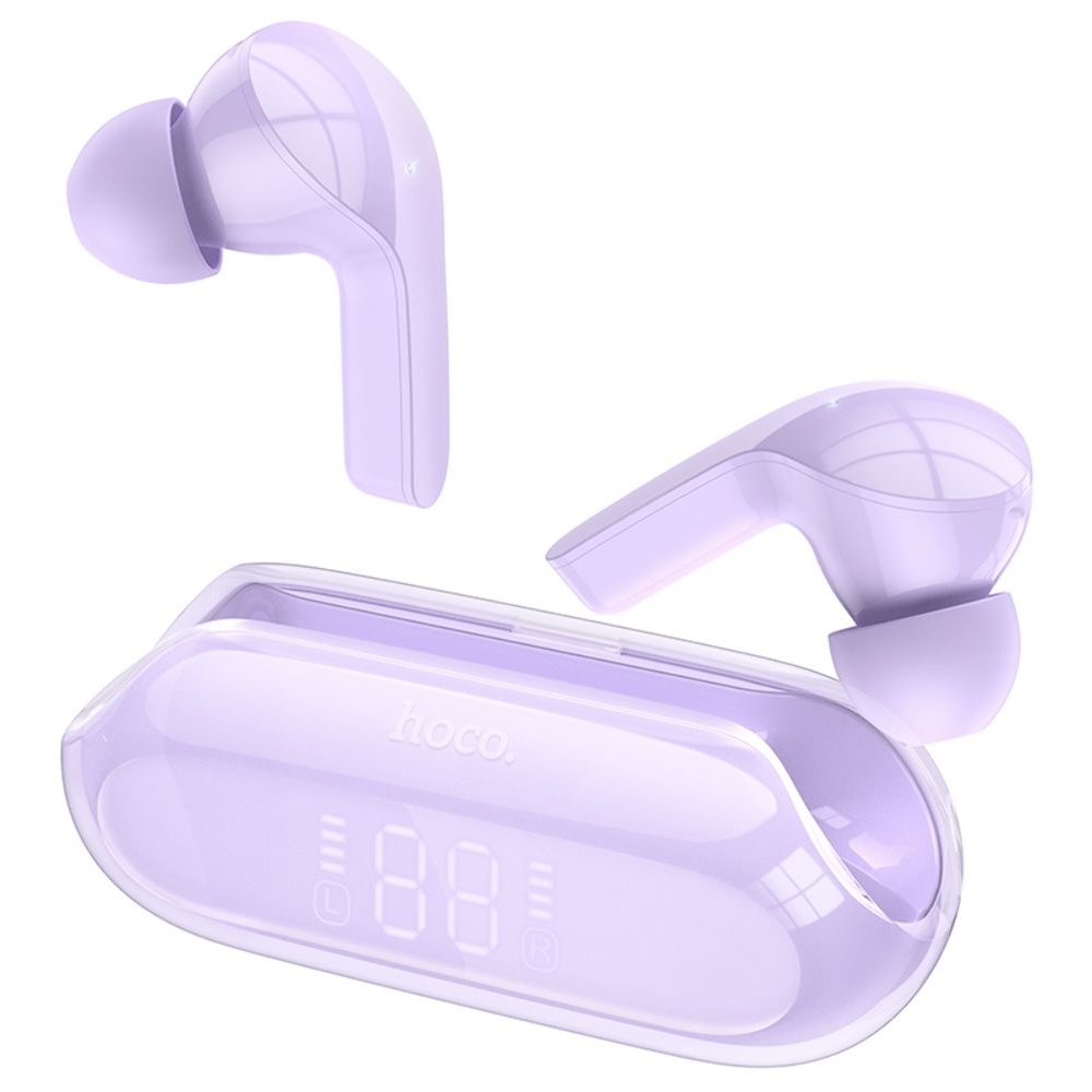 Наушники беспроводные вакуумные Hoco EW39 TWS purple