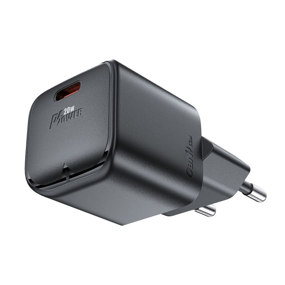 Сетевое зарядное устройство Acefast A73 mini Type-C, Power Delivery (20 Вт), GaN, черное