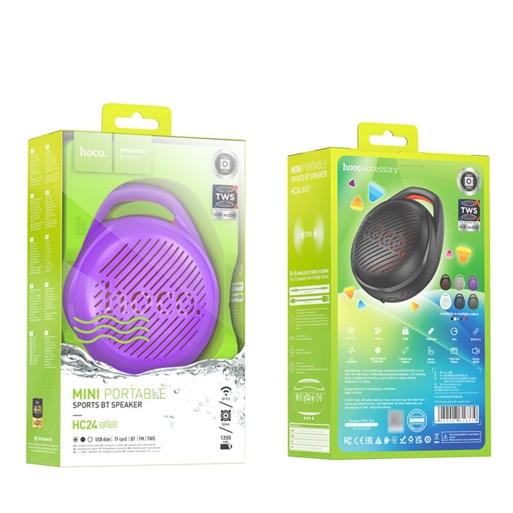 Бездротова колонка Hoco HC24 purple | беспроводная колонка