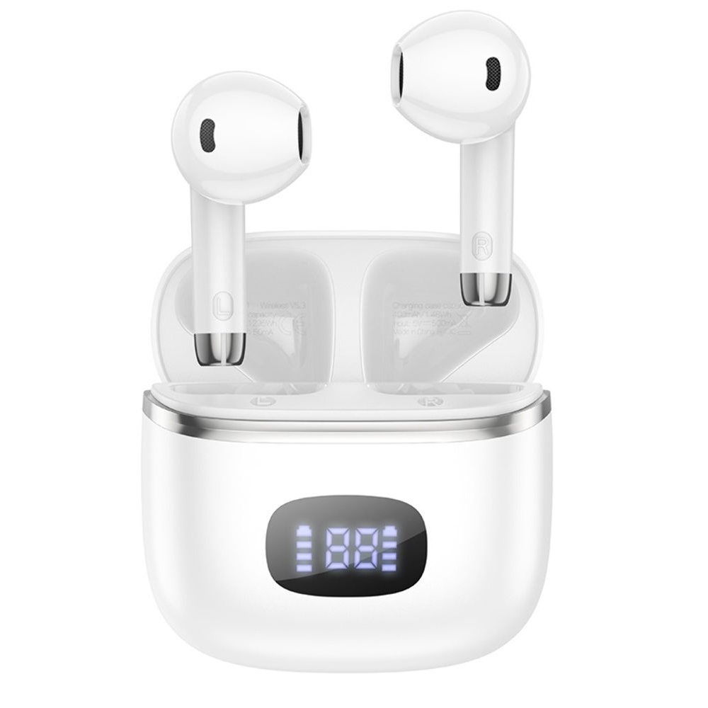 Наушники беспроводные вкладыши Hoco EQ1 TWS, белые