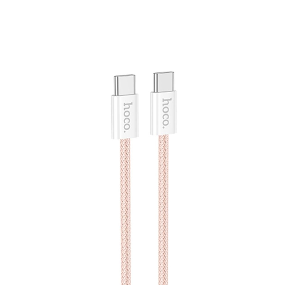 Кабель Hoco X104 Type-C на Type-C PD 60W 1m pink