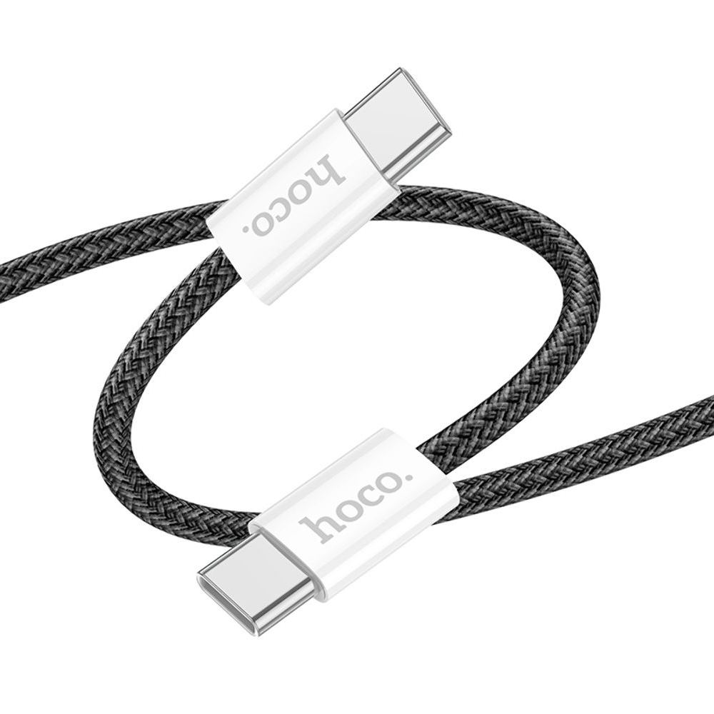 Кабель Hoco X104 Type-C на Type-C PD 60W 2m, чорний