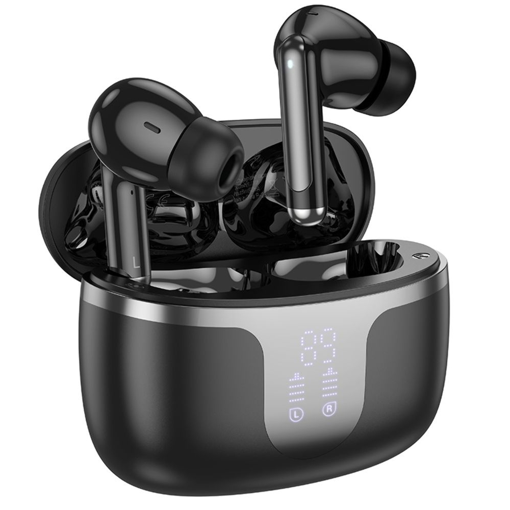 Наушники беспроводные вакуумные Hoco EQ10 TWS, черные