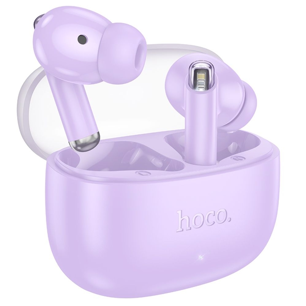 Наушники беспроводные вакуумные Hoco EQ12 TWS purple
