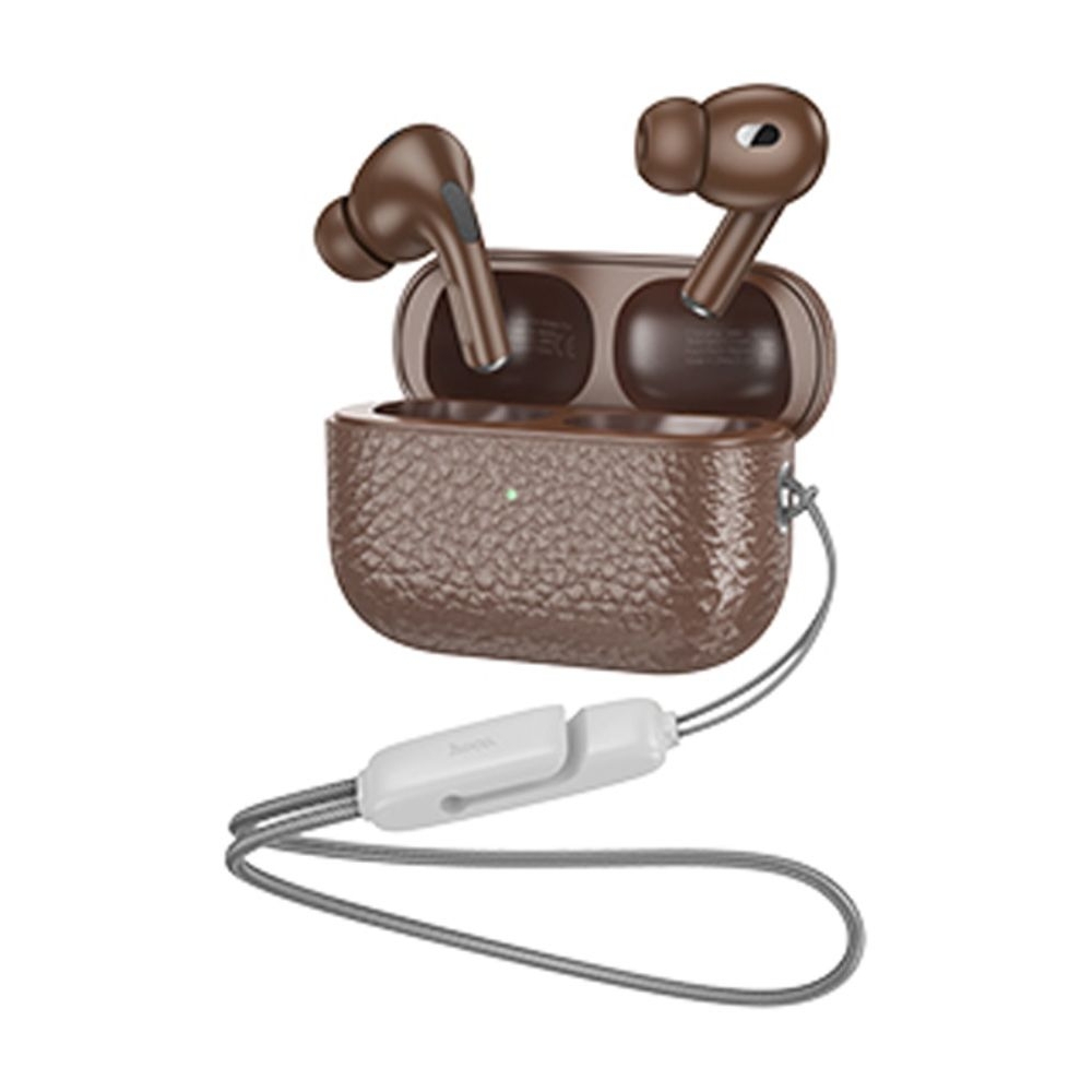 Наушники беспроводные вакуумные Hoco EQ9 TWS brown
