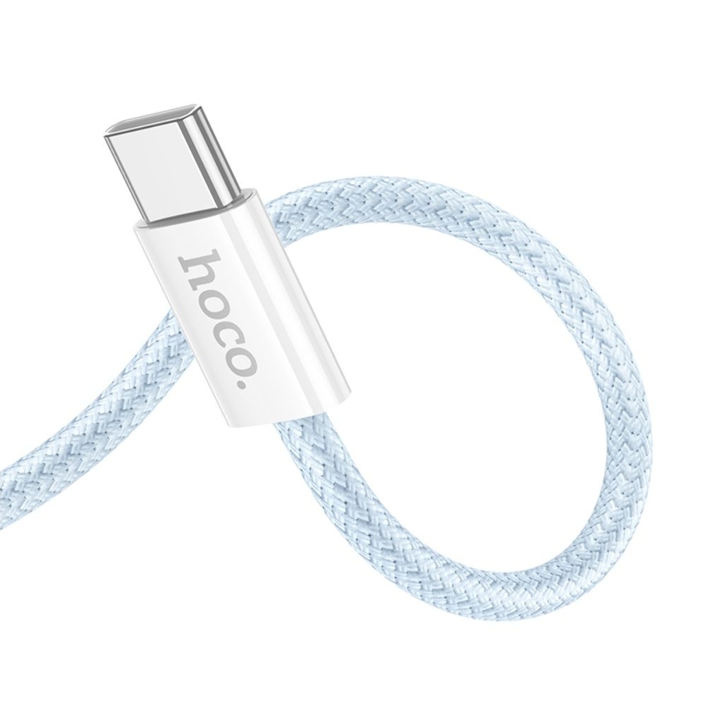 Кабель Hoco X104 Type-C на Type-C PD 60W 1m, синяя