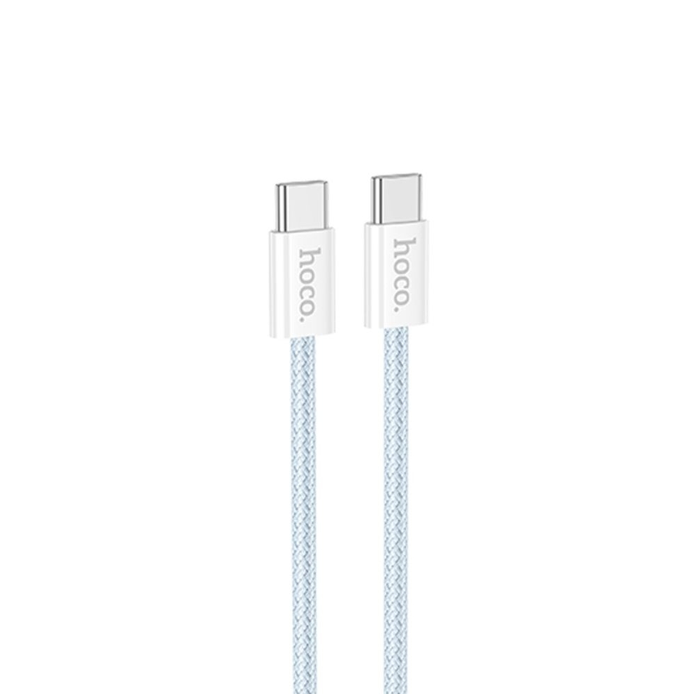Кабель Hoco X104 Type-C на Type-C PD 60W 1m, синяя