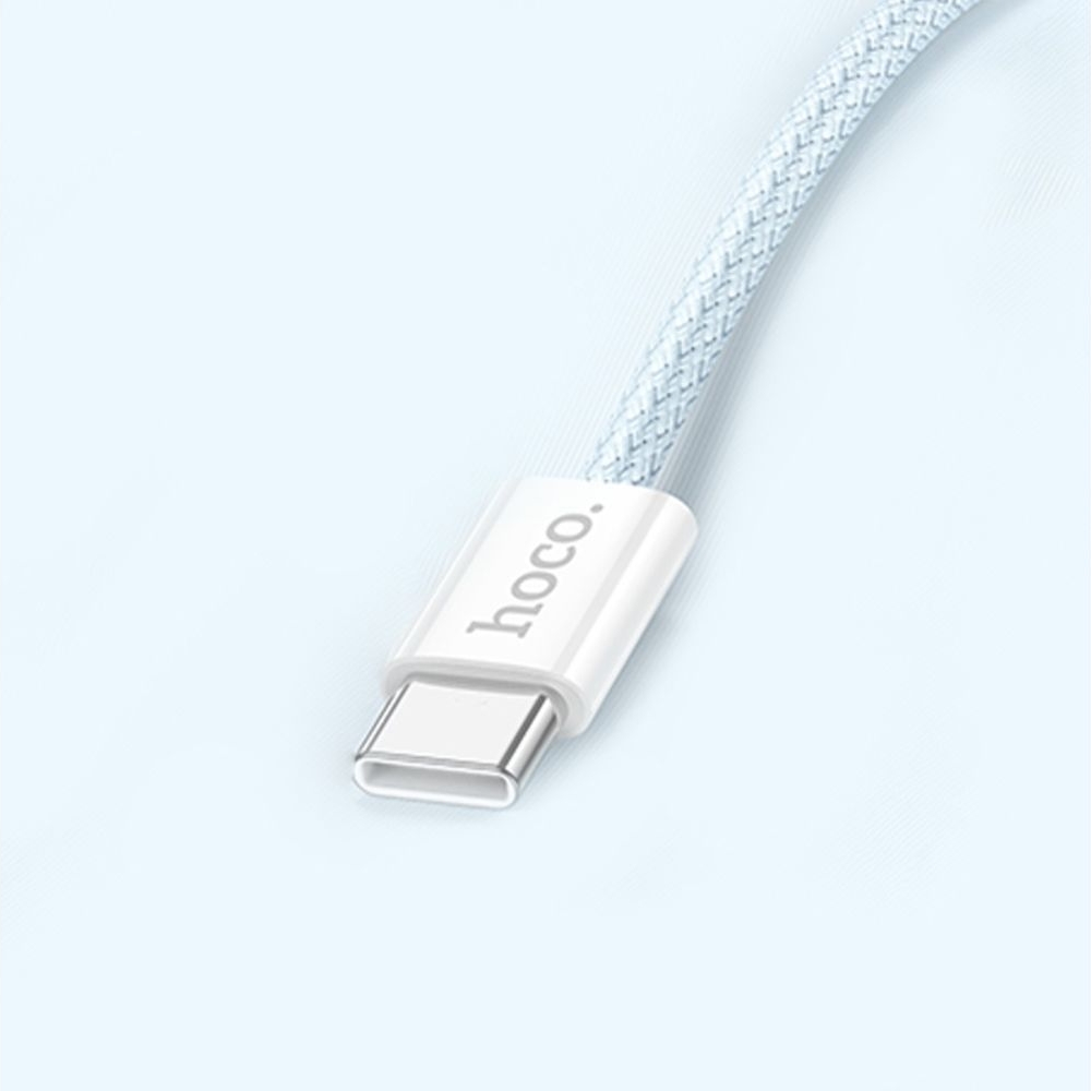 Кабель Hoco X104 Type-C на Type-C PD 60W 1m, синяя