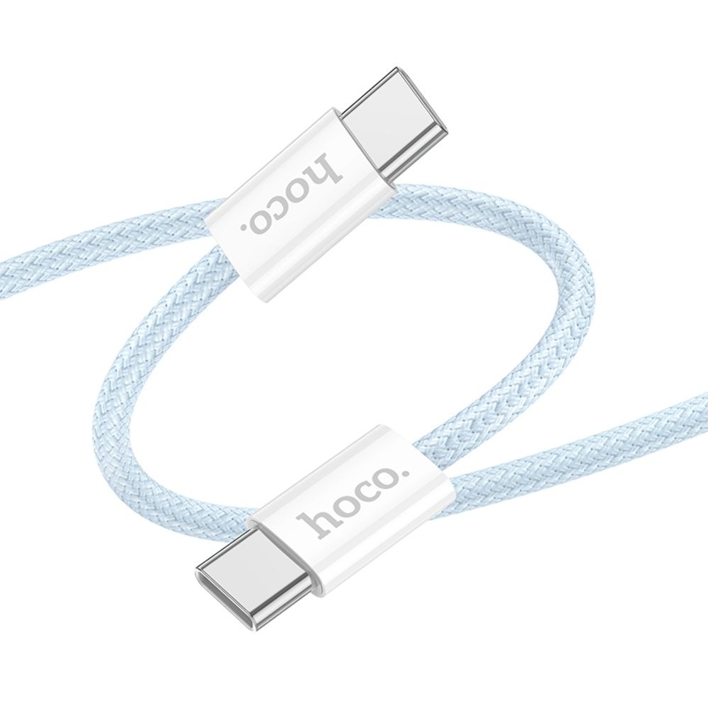 Кабель Hoco X104 Type-C на Type-C PD 60W 2m, синяя