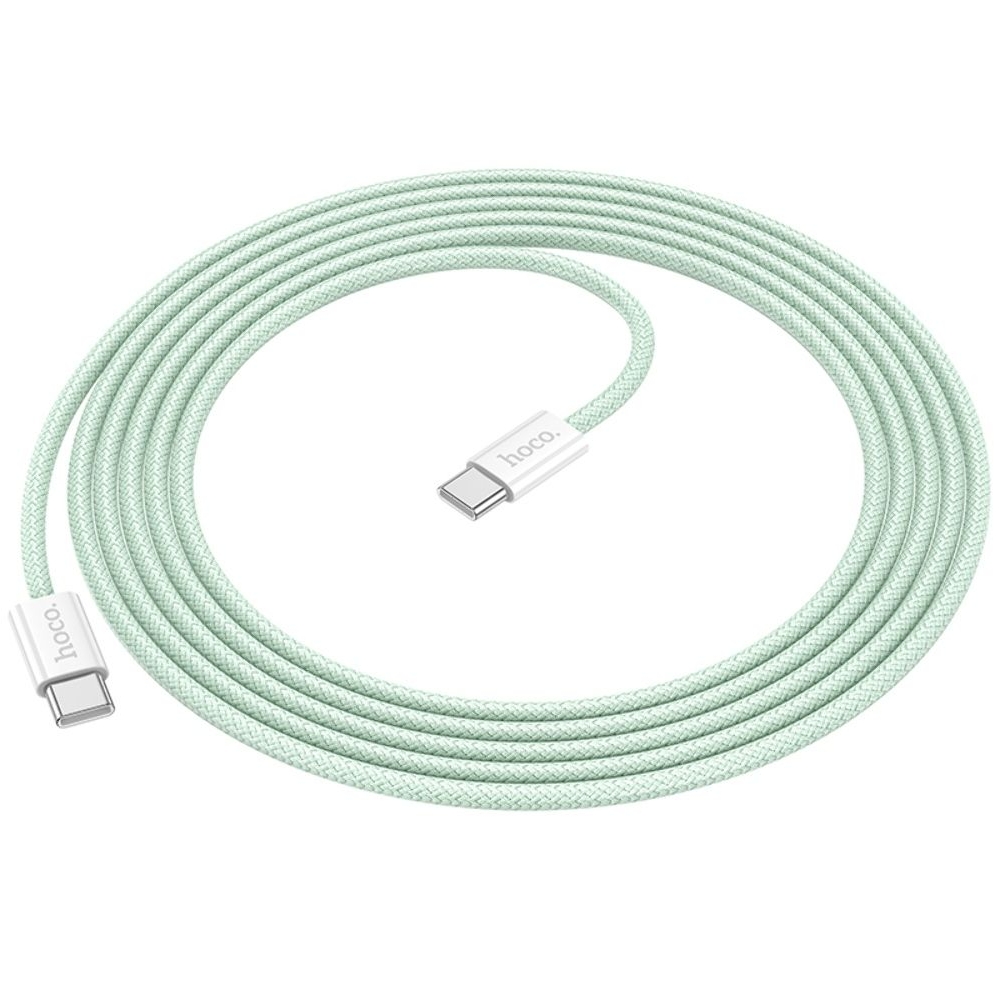 Кабель Hoco X104 Type-C на Type-C PD 60W 2m, зелений