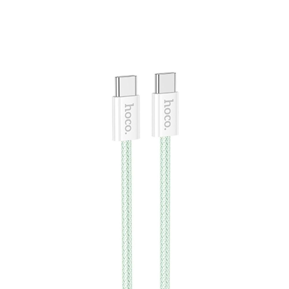 Кабель Hoco X104 Type-C на Type-C PD 60W 2m, зелений