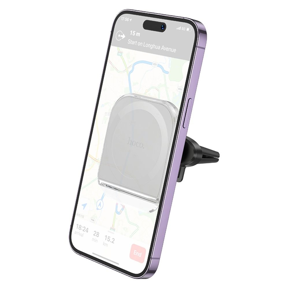 Автодержатель Hoco H42, магнитный, сірий