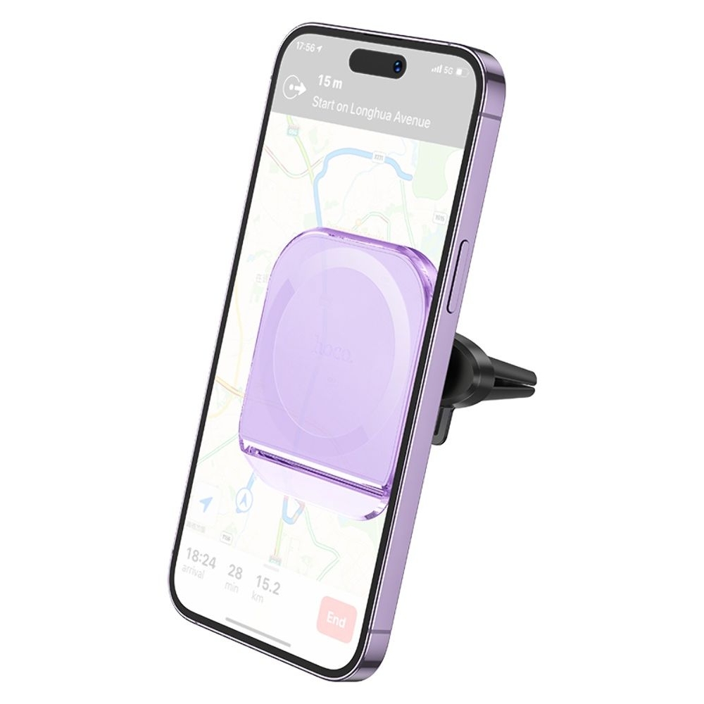 Автодержатель Hoco H42, магнитный romantic purple