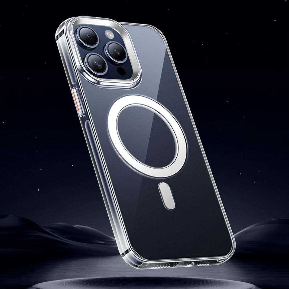 Чехол Hoco Amber AS3 c Mag Safe для Apple iPhone 15 Pro прозрачный