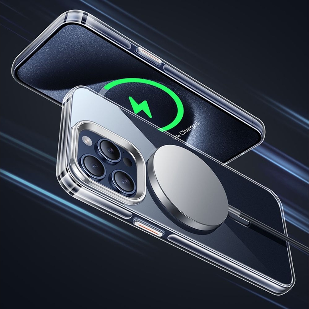 Чехол Hoco Amber AS3 c Mag Safe для Apple iPhone 15 Pro прозрачный