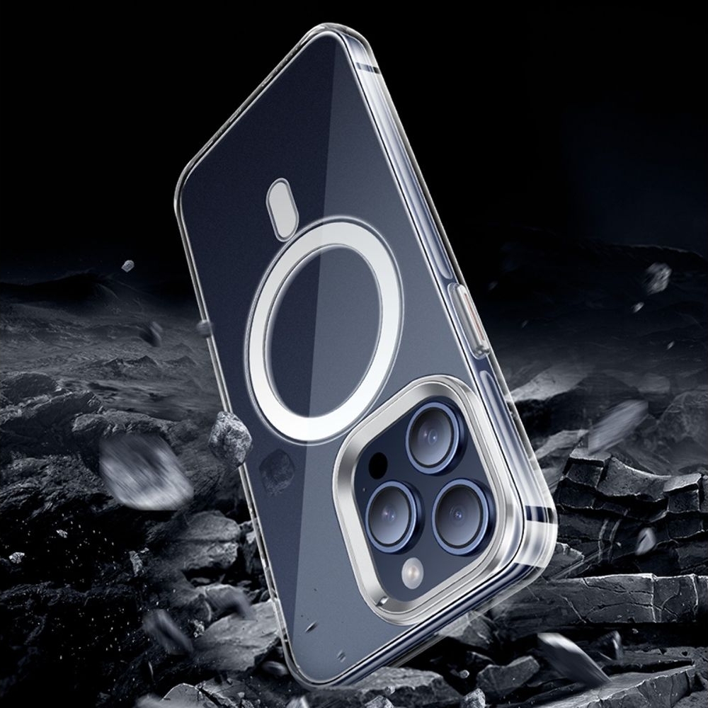 Чехол Hoco Amber AS3 c Mag Safe для Apple iPhone 15 Pro прозрачный