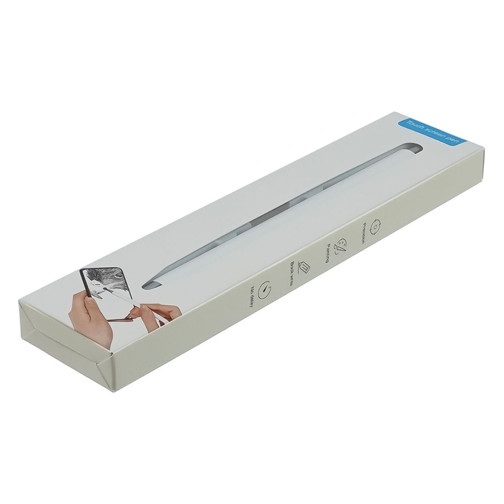 Стилус емкостный KHD-301 двусторонний, білий