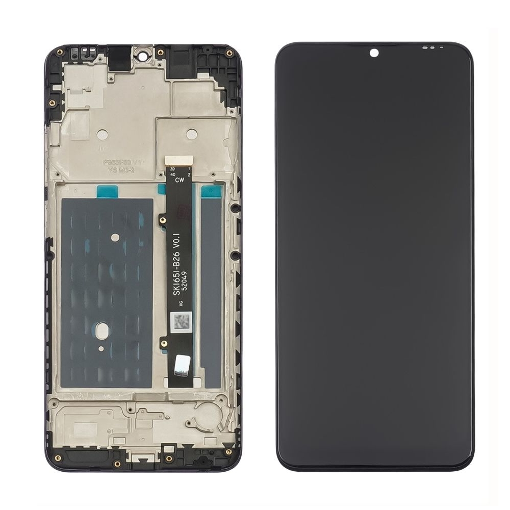 Дисплей ZTE Blade A51, чорний | з тачскріном | в передній панелі | Original (PRC) | дисплейный модуль, экран