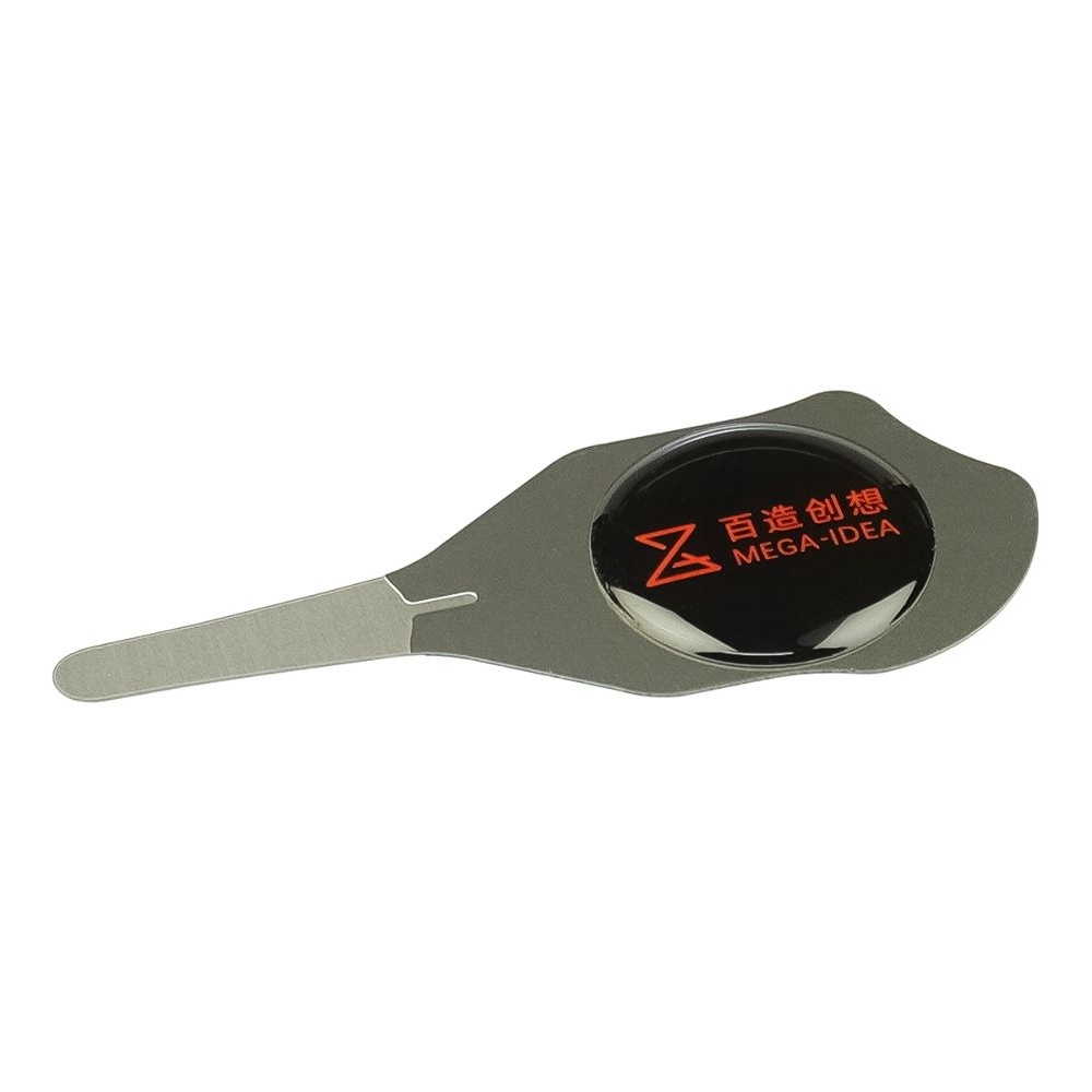 Карта металлическая Mega-Idea Half-etching Prying Tool H, толщина 0.3 мм с тонким наконечником 0.16 мм