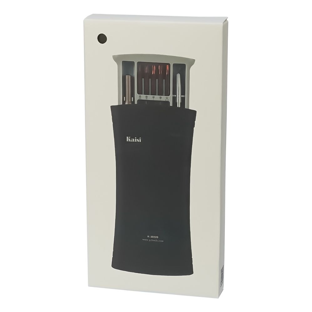 Набор инструментов Kaisi K-3022B из высокопрочной стали S2 (ручка, 20 бит, пинцет)