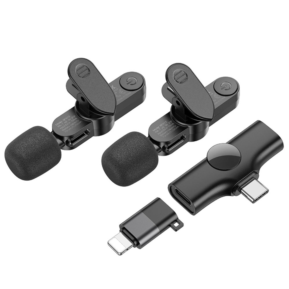 Микрофон Borofone BFK12 Type-C/ Lightning black