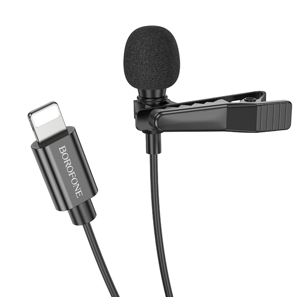 Микрофон Borofone BFK11 Lightning black