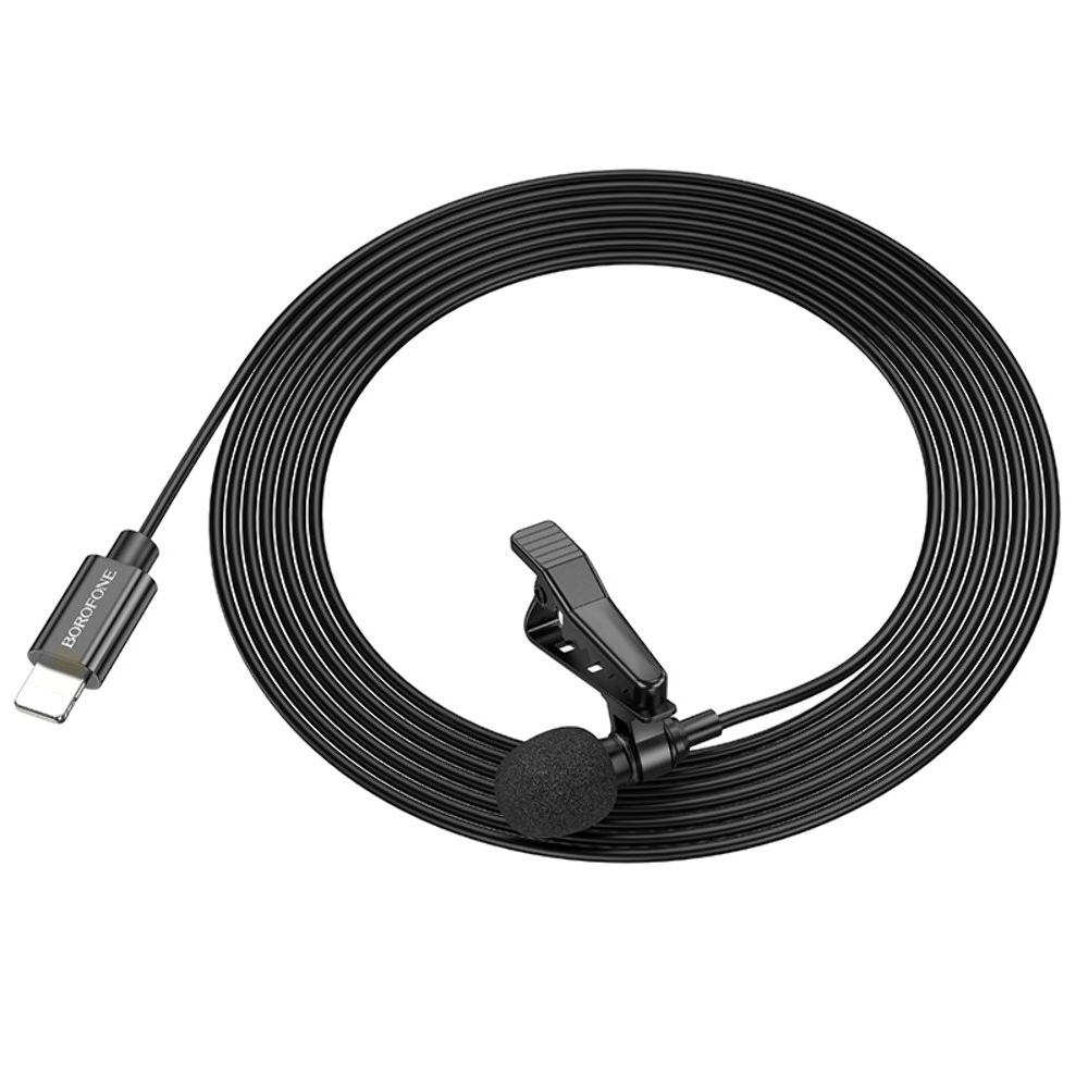 Микрофон Borofone BFK11 Lightning black