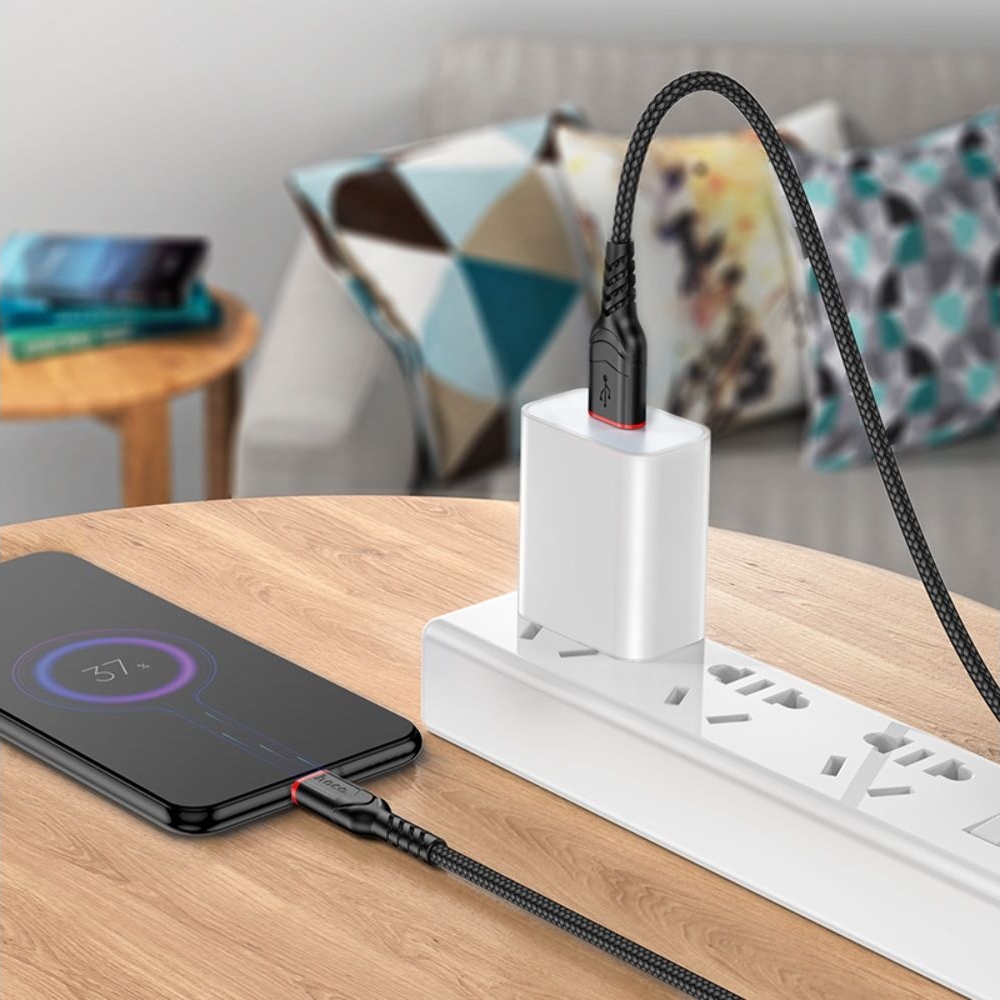 Кабель Hoco X59 USB to MicroUSB 2m black