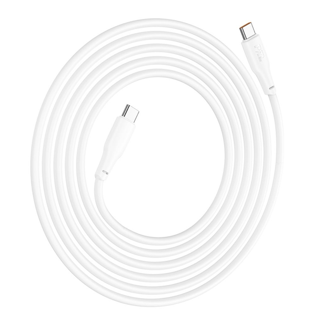 Кабель Hoco X93 Type-C to Type-C PD 60W 2m white
