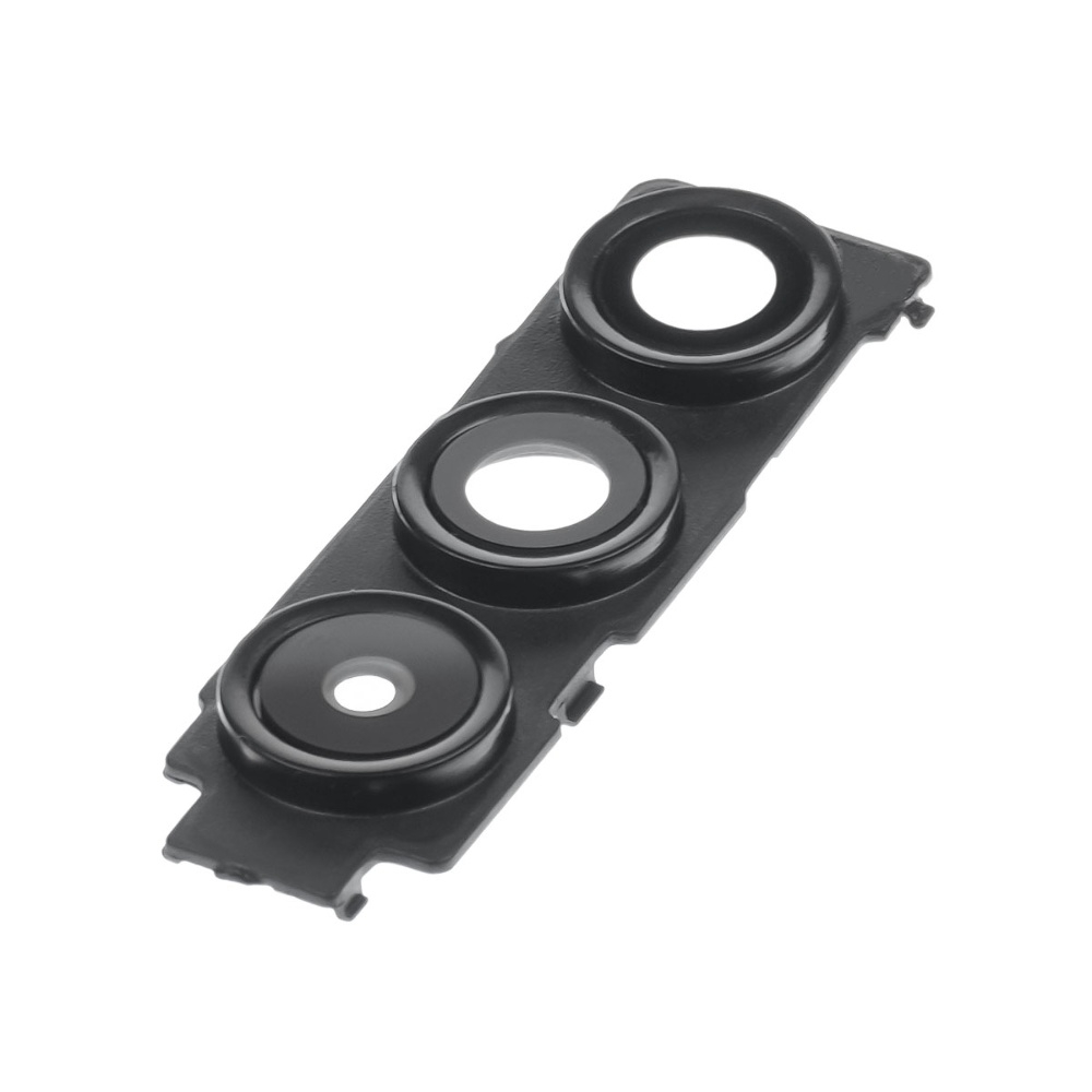 Стекло камеры для Samsung SM-A145 Galaxy A14 с чёрной рамкой