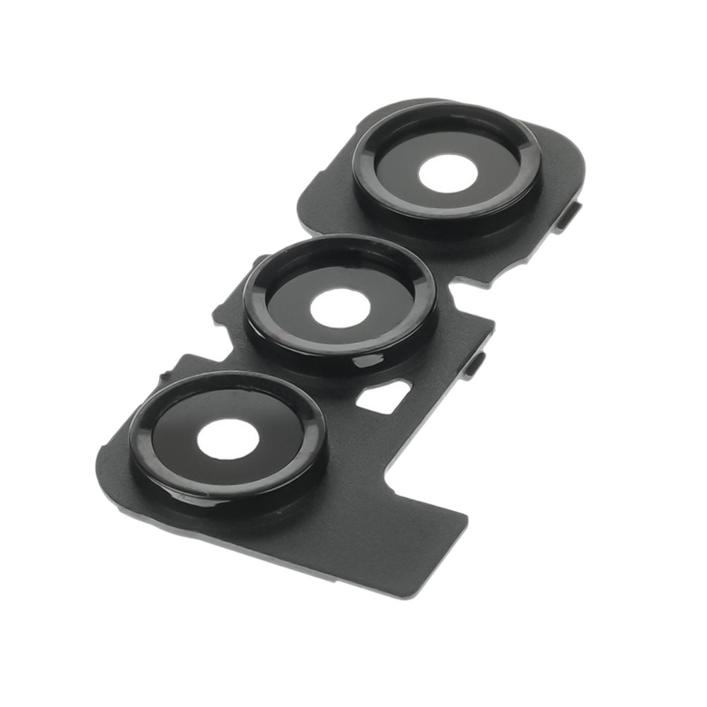 Стекло камеры для Samsung SM-A245 Galaxy A24 с чёрной рамкой