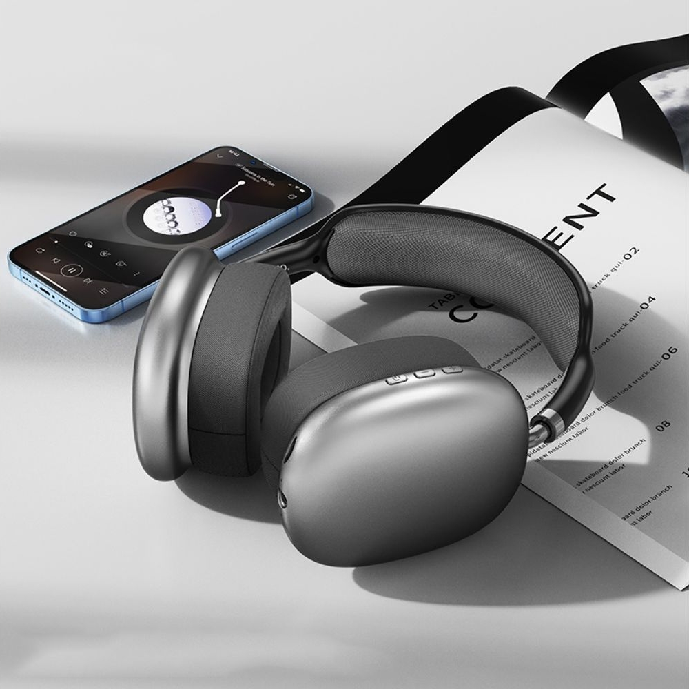 Беспроводные наушники Hoco ESD15 накладные deep space gray