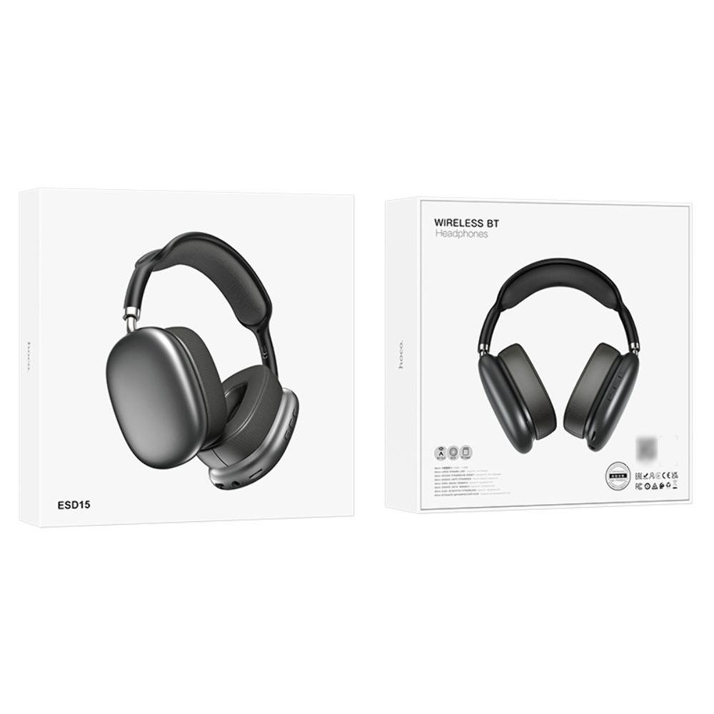 Беспроводные наушники Hoco ESD15 накладные deep space gray