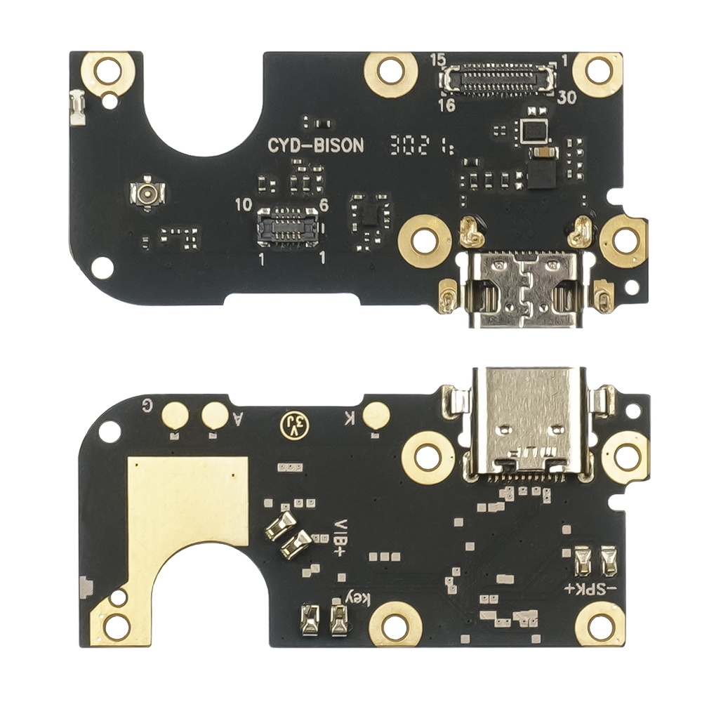 Плата зарядки Umidigi Bizon, шлейф коннектора зарядки, с микрофоном, High Copy