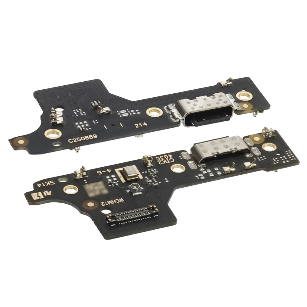 Плата зарядки Xiaomi Redmi 12, 23053RN02A, 23053RN02I, 23053RN02Y, шлейф коннектора зарядки, High Copy
