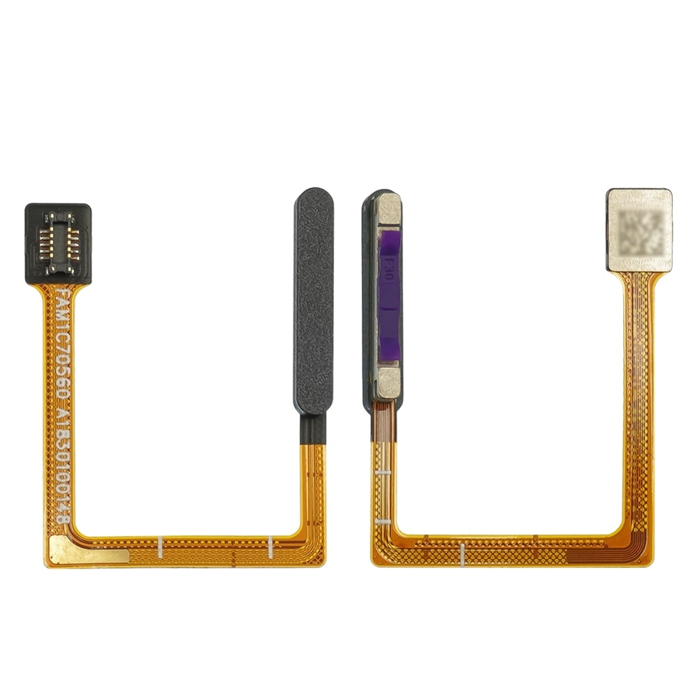 Шлейф Xiaomi Redmi Note 13, 2312DRAABG, 2312DRAABI, с черным сканером отпечатка пальца