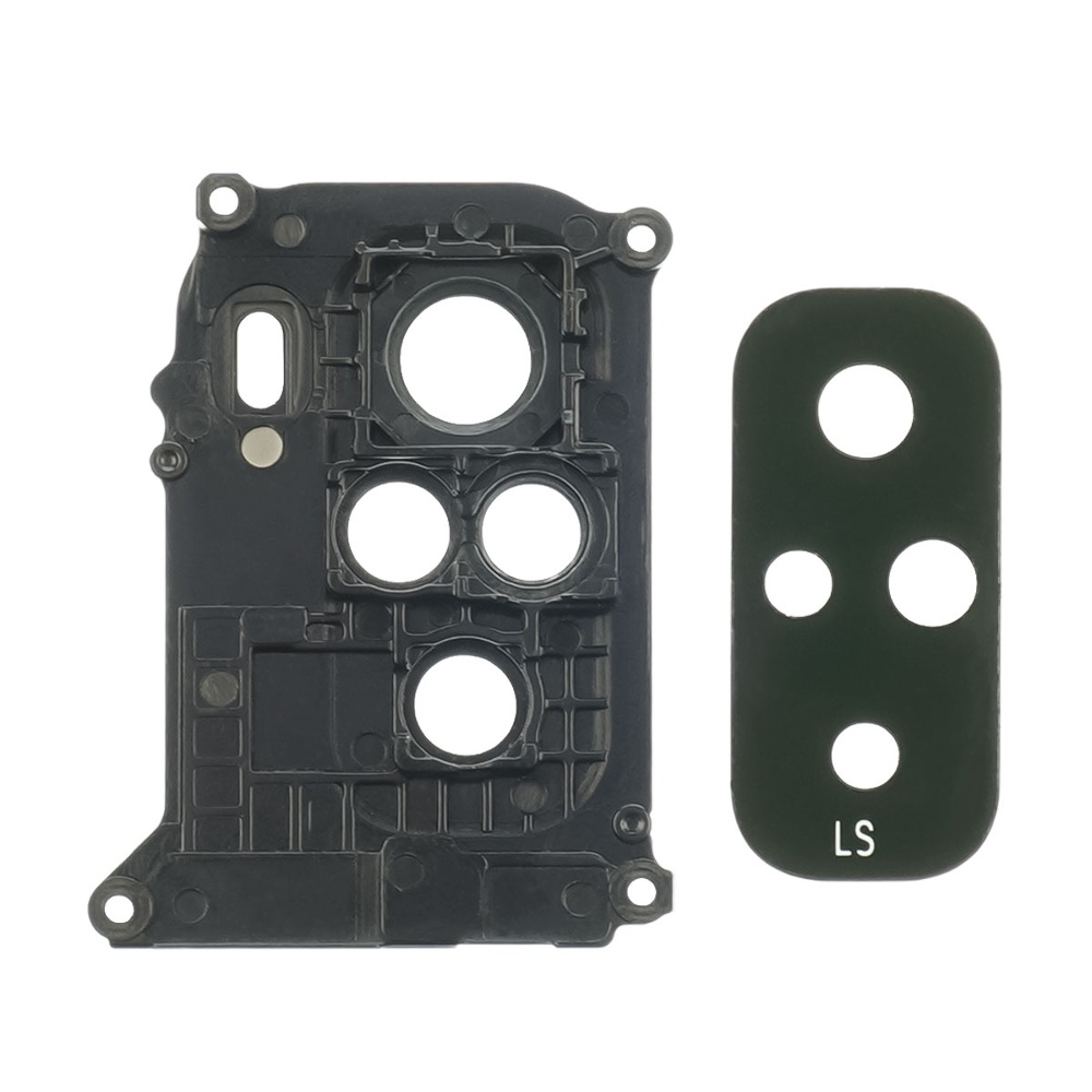 Стекло камеры для Xiaomi Note 10/ Note 10s с зелёной рамкой