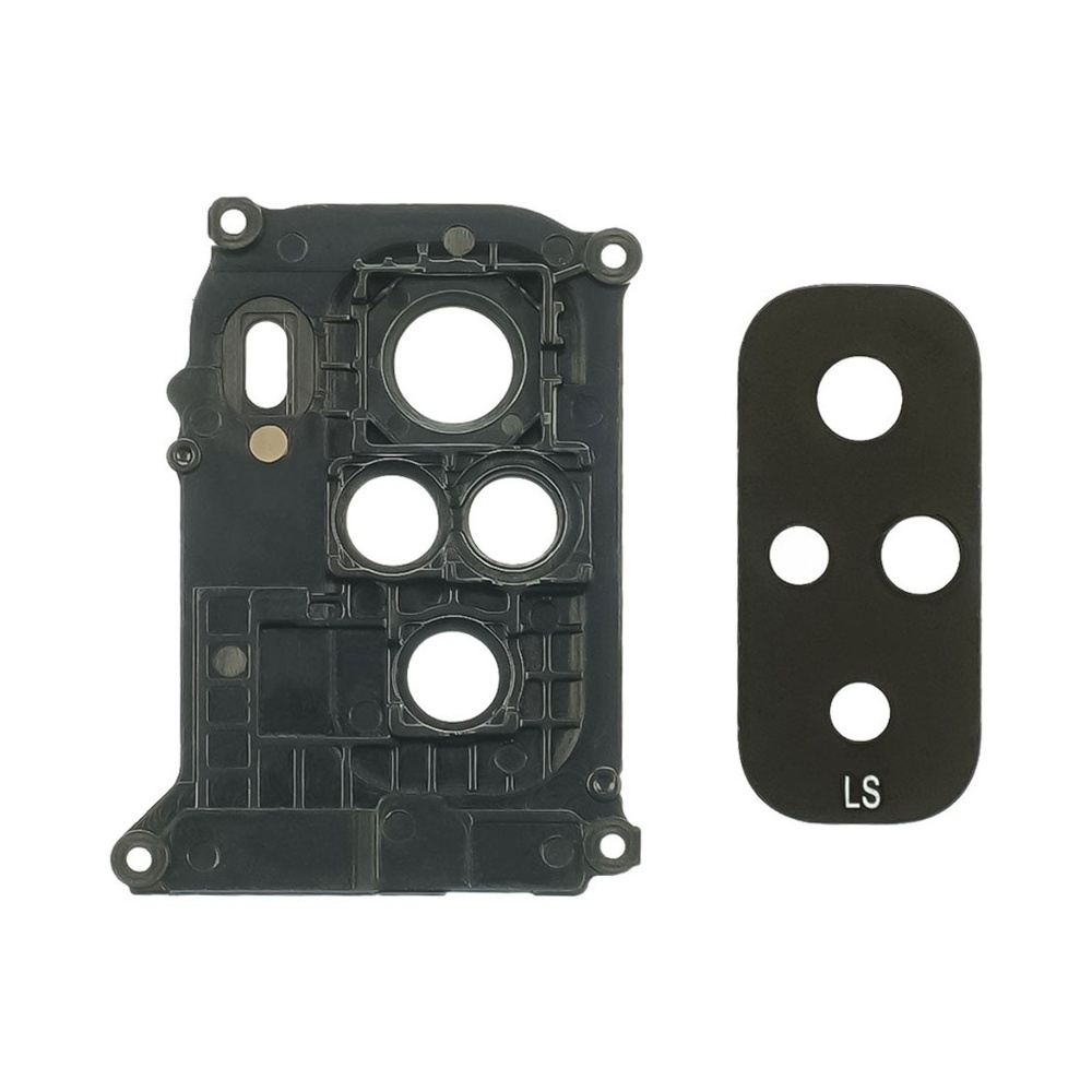 Стекло камеры для Xiaomi Note 10/ Note 10s с серебристой рамкой