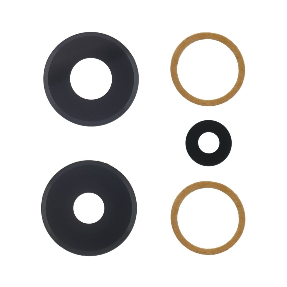 Стекло камеры для Xiaomi Note 13 Pro (4G) (комплект 3 шт.)