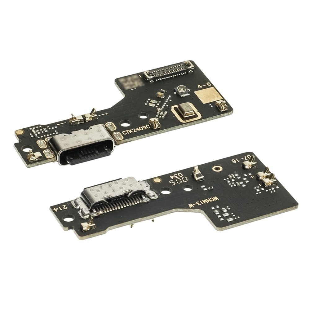 Плата зарядки Xiaomi Redmi 13, шлейф коннектора зарядки, с микрофоном, High Copy