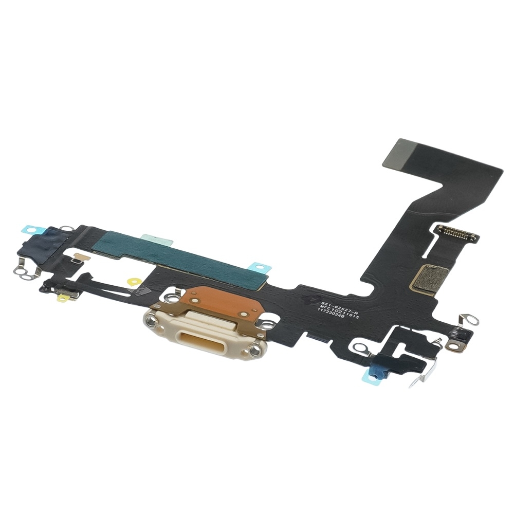 Шлейф Apple iPhone 12 с белым разъемом питания, с микрофоном Original