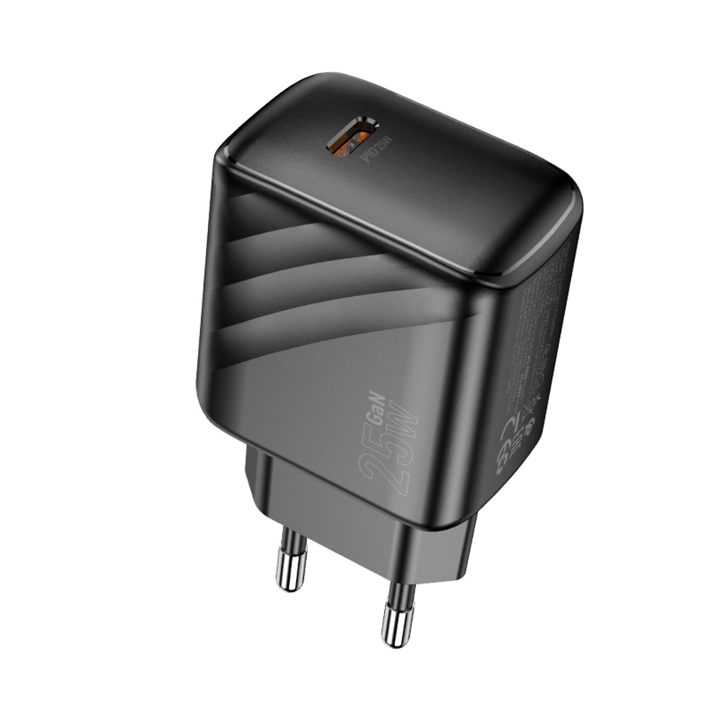 Сетевое зарядное устройство Hoco CS24A Type-C PD 25W black