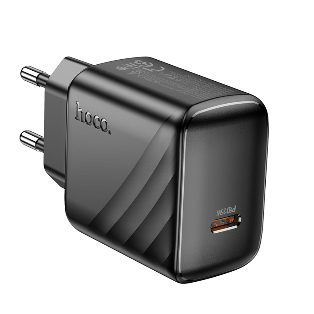 Сетевое зарядное устройство Hoco CS24A Type-C PD 25W black