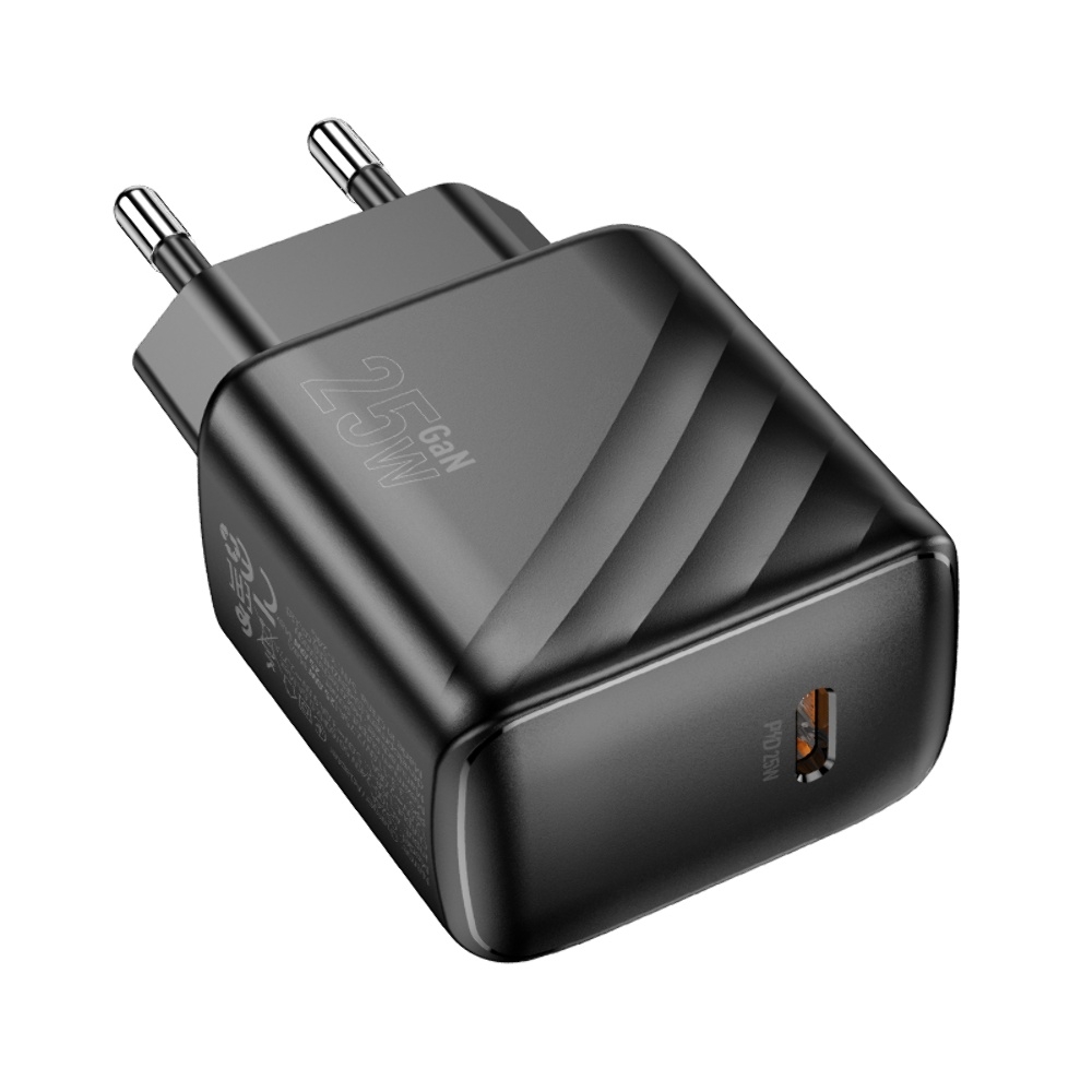 Сетевое зарядное устройство Hoco CS24A Type-C PD 25W black