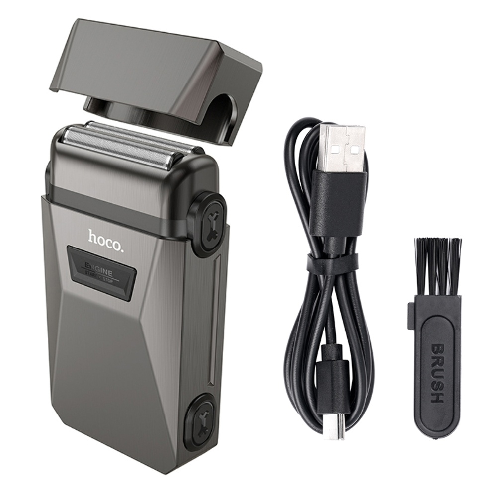 Электробритва шейвер Hoco HP31 metal gray