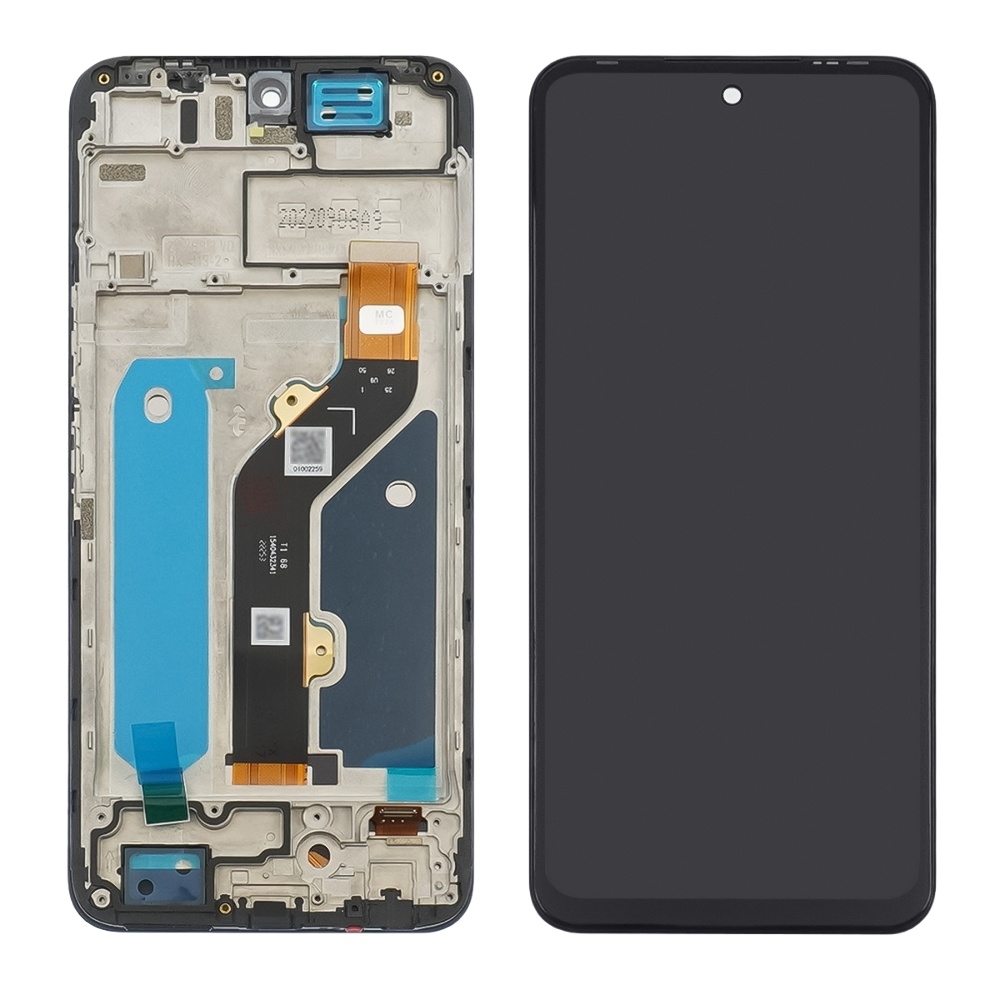 Дисплей Infinix Hot 12, X6817, чорний | з тачскріном | в передній панелі | High Copy | дисплейный модуль, экран